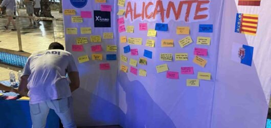 Mural de Ideas de Alicante: Juventud que imagina, propone y transforma.