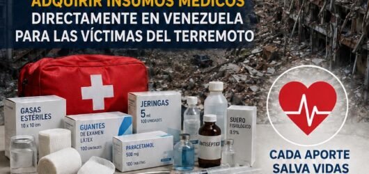 Venezuela necesita nuestra ayuda: una respuesta humanitaria urgente tras los terremotos del 24 de junio